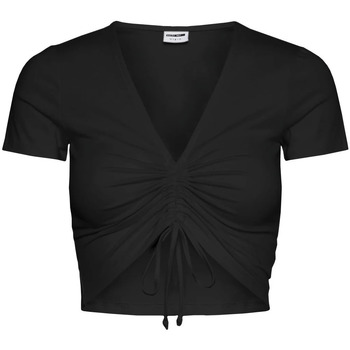 Vêtements Femme T-shirts & Polos Noisy May T-shirt noir réglable à manches courtes Noir