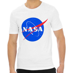Vêtements Homme T-shirts manches courtes Nasa -NASA49T Blanc