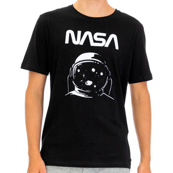 Vêtements Homme T-shirts manches courtes Nasa -NASA66T Noir