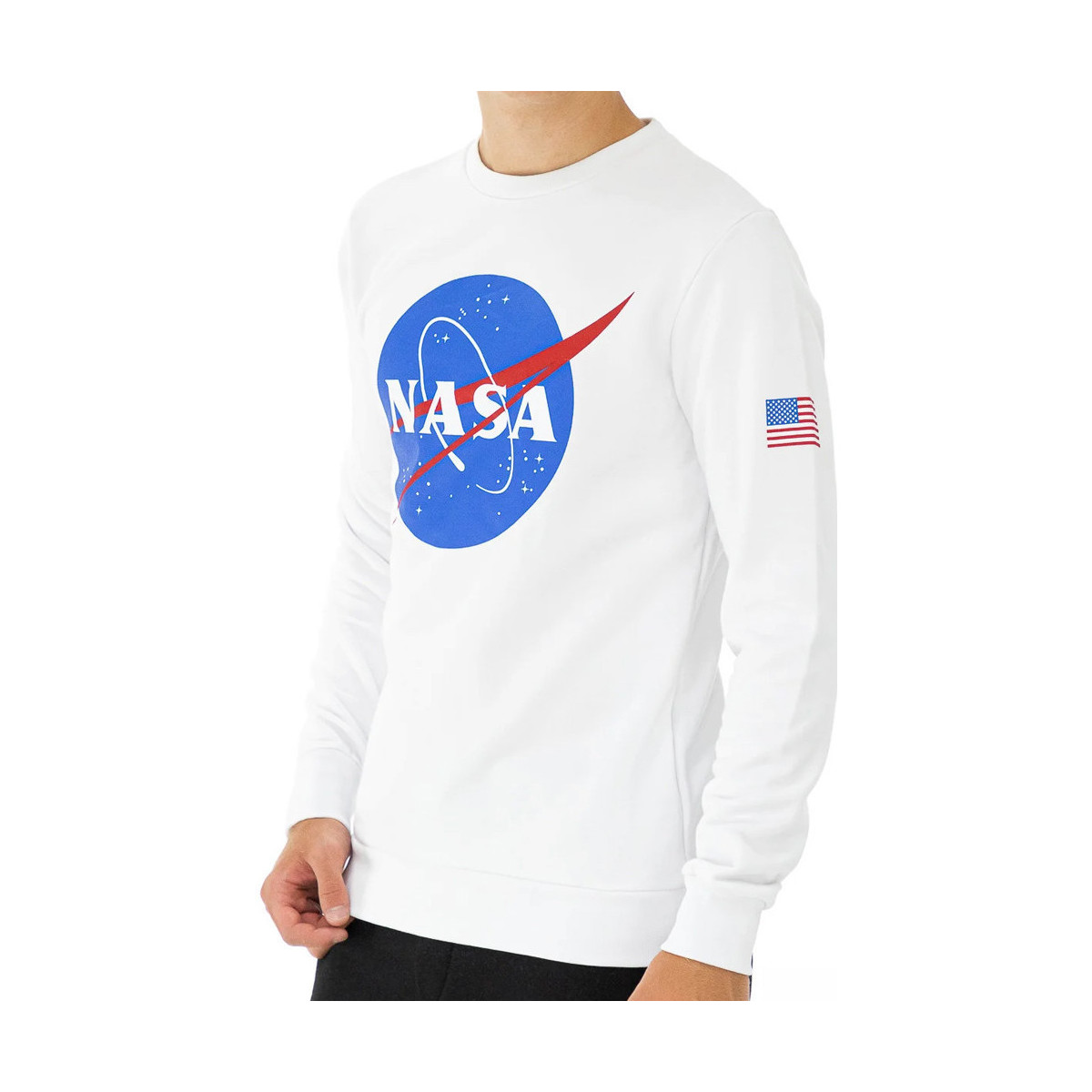 Vêtements Homme Sweats Nasa -NASA79S Blanc