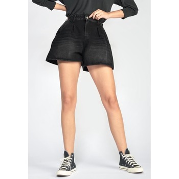 Vêtements Femme Shorts / Bermudas Le Temps des Cerises Short lovi en jeans noir Noir