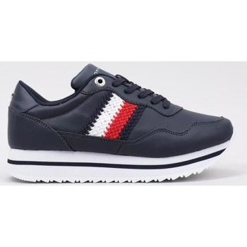 Chaussures Femme Baskets basses Tommy Hilfiger CORPORATE LIFESTYLE SNEAKER Marine
