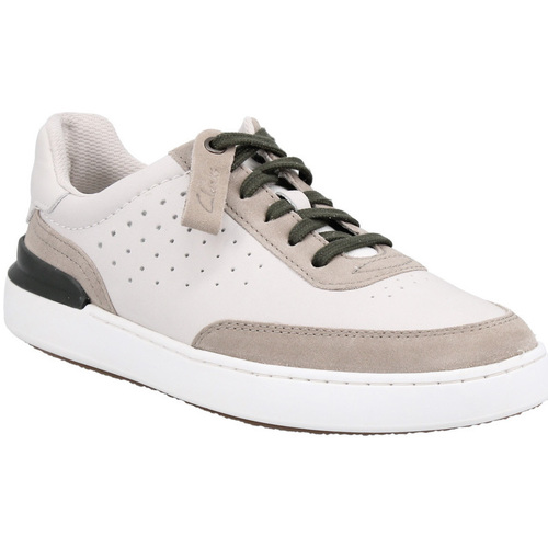 Chaussures Homme Baskets mode Clarks COURTLITE TOR OFFWHITE Blanc