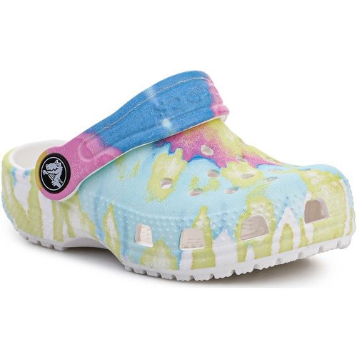 Chaussures Enfant Sandales et Nu-pieds Crocs fringed Classic Tie Dye Graphic Kids Clog T 206994-94S Multicolore
