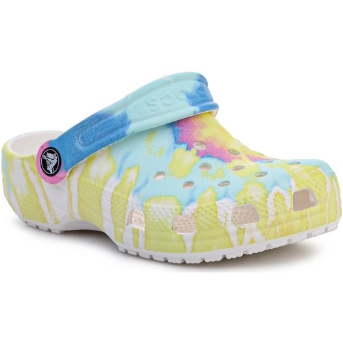 Chaussures Enfant Sandales et Nu-pieds Crocs fringed Classic Tie Dye Graphic Kids Clog 206995-94S Multicolore