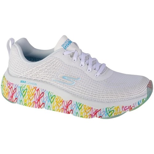 Chaussures Femme Baskets basses Skechers Max Cushioning Elitelive TO Love Blanc