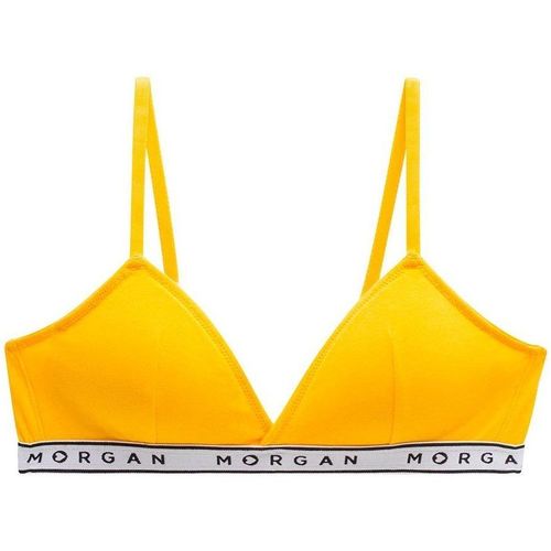 Sous-vêtements Fille Désir De Fuite Morgan Soutien-gorge triangle coques amovibles en coton jaune Isa Jaune