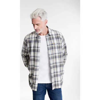 Vêtements Homme Chemises manches longues TBS RISENCHE ANTHRACITE14044