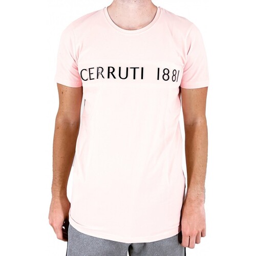 Vêtements Homme T-shirts dress manches courtes Cerruti 1881 Ostinato Rose