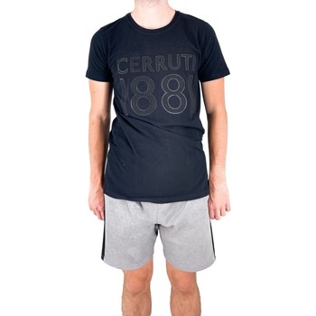 Vêtements Homme T-shirts manches courtes Cerruti 1881 Fossanova Noir