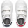 Chaussures Fille Baskets mode Tommy Hilfiger LOW CUT VELCRO SNEAKER WHITE/BLEUE/RED Blanc