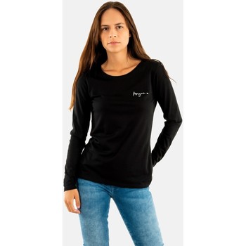 Vêtements Femme T-shirts manches longues Morgan 222-tcoeur Noir