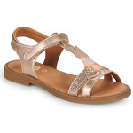 Sandal in suede goatskin with iconic H cut-out and rhinestone detail