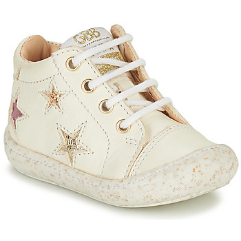 Chaussures Fille Baskets montantes GBB BECKIE Blanc