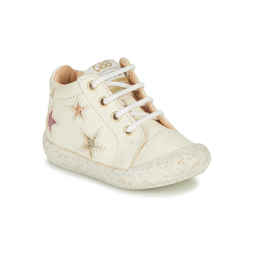 Chaussures Fille Baskets montantes GBB BECKIE Blanc