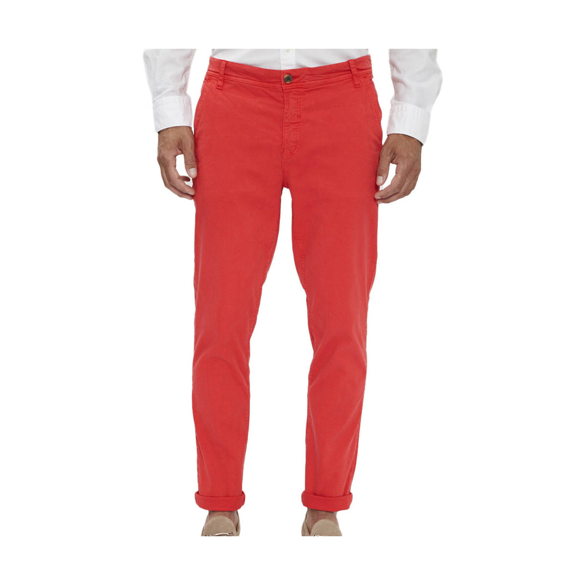 Vêtements Homme Chinos / Carrots Paname Brothers PB-COSTA 2 Rouge