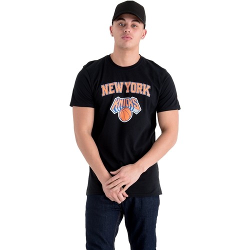 Vêtements Homme T-shirts perforated manches courtes New-Era  Noir