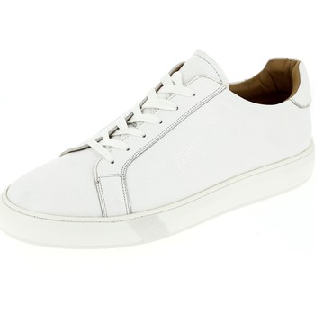 Chaussures Homme Bottes ville Belym Chaussure Sneaker Homme en cuir Blanc 030 list: Blanc|Blanc