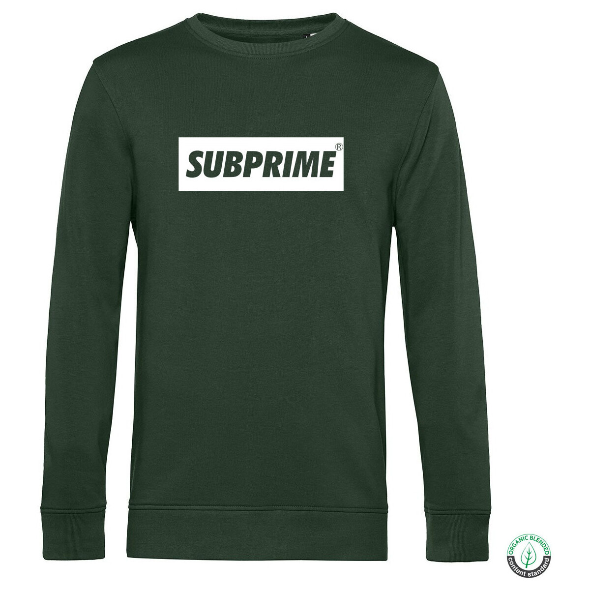 Vêtements Homme Sweats Subprime Sweater Block Jade Groen Vert