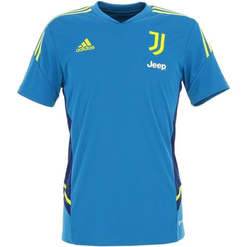 Vêtements Homme T-shirts manches courtes adidas Originals Juventus maillot train  2021.22 h Bleu
