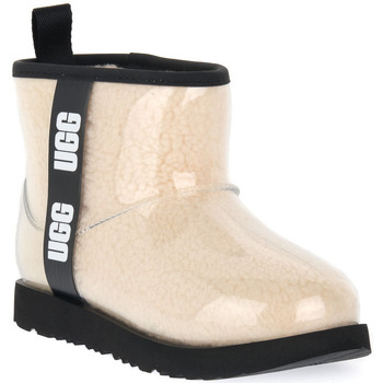 Chaussures Femme Bottes UGG CLASSIC CLEAR MINI NATURAL Beige