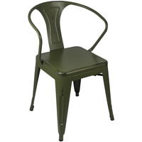 Maison & Déco Chaises Thinia Home Chaise de salle à manger Strong Vintage 45x45x77,5cm V Vert