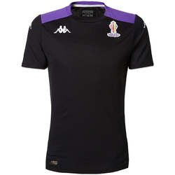 Vêtements Homme T-shirts manches courtes Kappa Maillot Abou Pro 5 Rugby World Cup Noir, violet