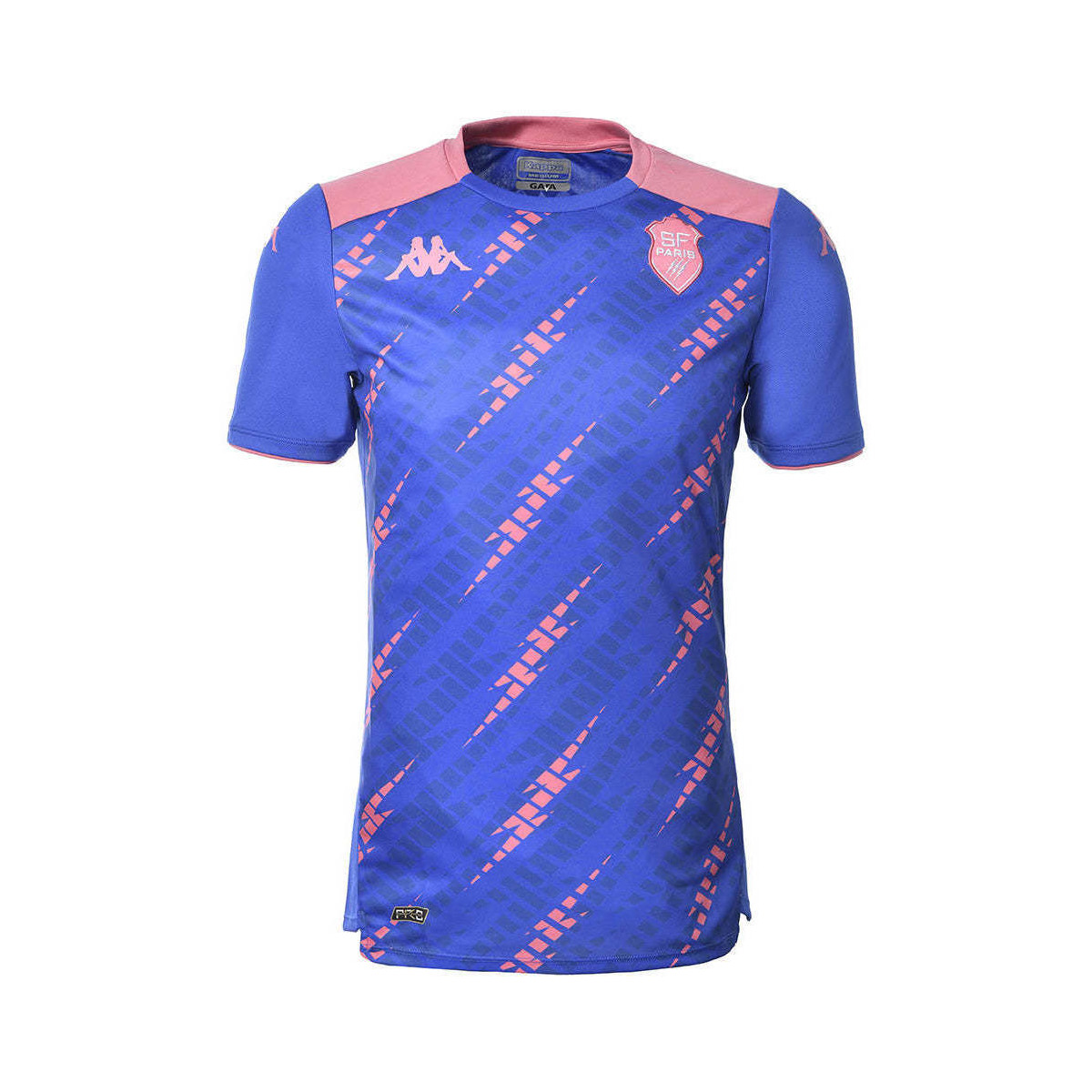 Vêtements Homme T-shirts manches courtes Kappa Maillot Aboupret Pro 5 Stade Français Paris Bleu