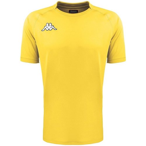 Vêtements Garçon T-shirts Flex manches courtes Kappa Maillot Rugby Telese Jaune