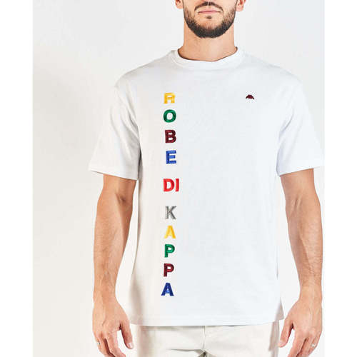Vêtements Homme T-shirts RALPH manches courtes Kappa T-shirt Lindir Robe di Blanc