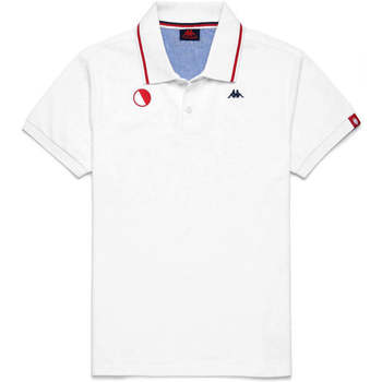 Vêtements Homme T-shirts & Polos Kappa Polo Len Robe Di  - As Monaco 2022 Blanc