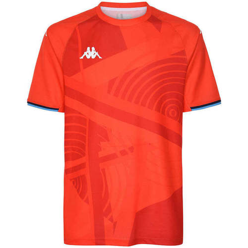Vêtements Homme T-shirts Stripess courtes Kappa Maillot Kombat Goalkeeper Orange