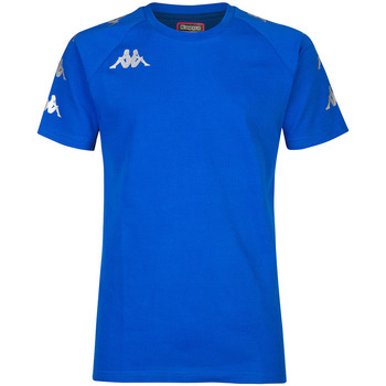 Vêtements Garçon Patchwork heavyweight jersey shirt Kappa T-shirt Ancone Bleu