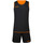 Vêtements Homme Débardeurs / T-shirts sans manche Kappa Ensemble Basket Cairosi Orange