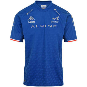 Vêtements Garçon T-shirts manches courtes Kappa Maillot Kombat OCON BWT Alpine F1 Team Bleu