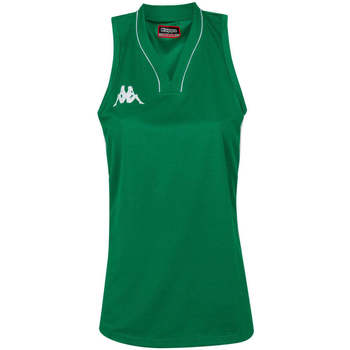 Vêtements Femme Débardeurs / T-shirts sans manche Kappa Maillot Basket Caira Vert, blanc