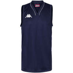 Vêtements Homme Débardeurs / T-shirts sans manche Kappa Maillot Basket Cairo Bleu marine, blanc