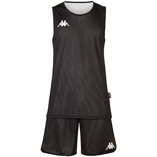 Vêtements Homme Débardeurs / T-shirts sans manche Kappa Ensemble Basket Cairosi Noir