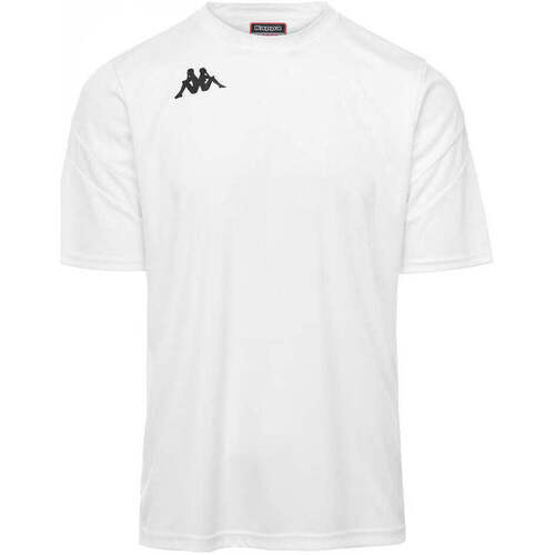 Vêtements Garçon T-shirts Flex manches courtes Kappa Maillot Dovo Blanc