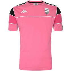 Vêtements Garçon T-shirts manches courtes Kappa T-shirt Arari Stade Français Paris Rose, bleu marine, rose
