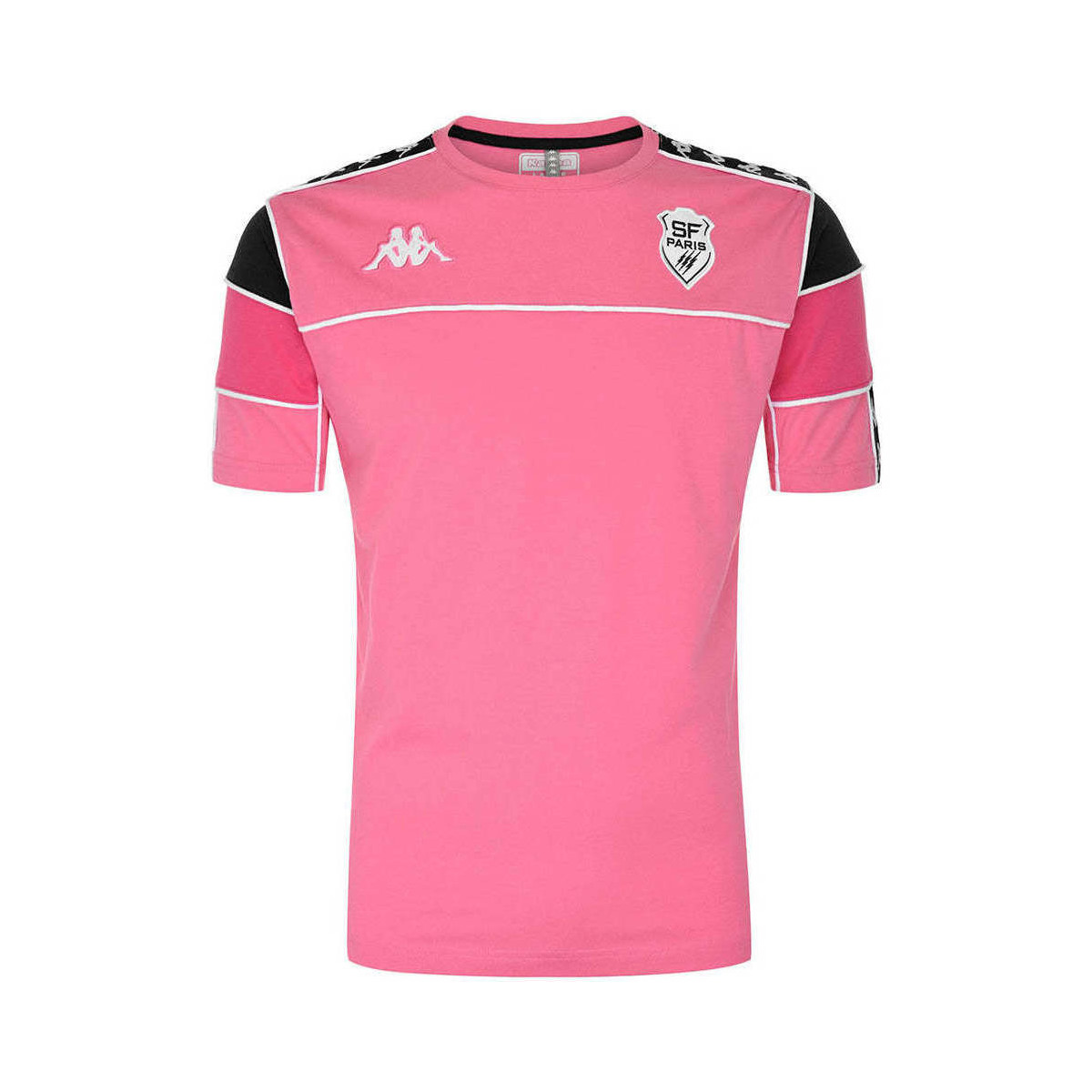 Vêtements Garçon T-shirts manches courtes Kappa T-shirt Arari Stade Français Paris Rose
