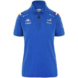 Vêtements Femme T-shirts & Polos Kappa Polo Ashaw BWT Alpine F1 Team Bleu