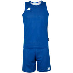 Vêtements Homme Débardeurs / T-shirts sans manche Kappa Maillot Basket Cairosi Bleu, blanc