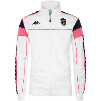 Vêtements Garçon Sweats Kappa Sweat zippé Merez Stade Français Paris Blanc, bleu marine, rose