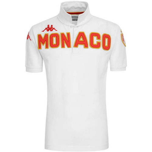 Vêtements Garçon T-shirts & Polos Kappa Polo Eroi Polo As Monaco Blanc