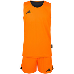 Vêtements Garçon Débardeurs / T-shirts sans manche Kappa Maillot Basket Cairosi Orange, noir