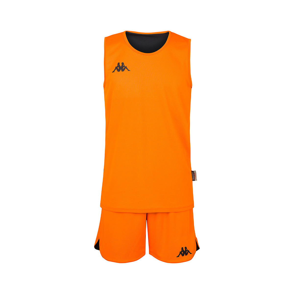 Vêtements Garçon Débardeurs / T-shirts sans manche Kappa Ensemble Basket Cairosi Orange