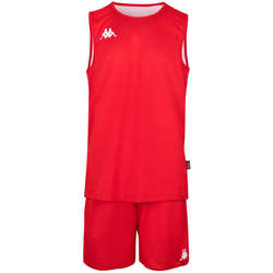 Vêtements Homme Débardeurs / T-shirts sans manche Kappa Maillot Basket Cairosi Rouge, blanc