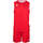 Vêtements Homme Débardeurs / T-shirts sans manche Kappa Ensemble Basket Cairosi Rouge