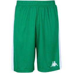 Vêtements Homme Shorts / Bermudas Kappa Short Basket Caluso Vert, blanc